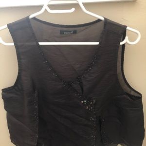 Sheer dressy top by Animale